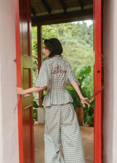 Set Gaviota Cuadros Verde